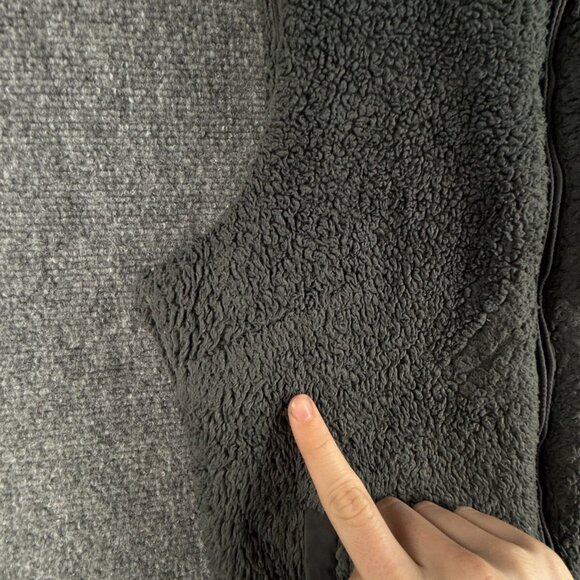 Patagonia Fleece Vest Gray Women Small Full Zip Lined Pockets Chest Los Gatos - Picture 12 of 15